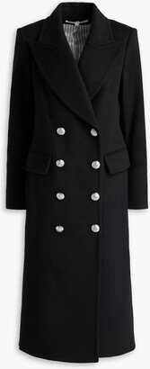 Nalida double-breasted wool and cashmere-blend felt coat