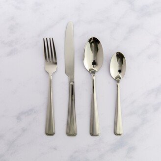 Dunelm Deco 24 Piece Cutlery Set Silver