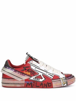 Portofino hand-painted sneakers