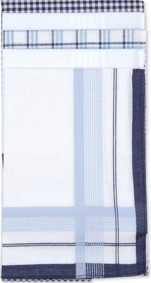 Men's 5-pk. Combination Blue Patterned Handkerchiefs, Created for Macy's