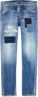 Cool Guy Paint-splattered Slim-leg Jeans-AA