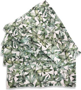 Bertioli by Thyme Hellebore Leaves Double Linen Placemat