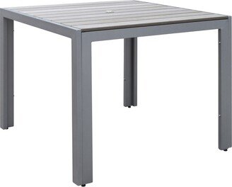 Distribution Gallant Sun Bleached Square Outdoor Dining Table