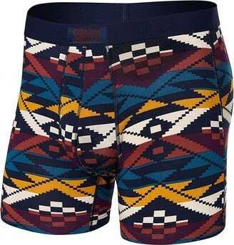 SAXX UNDERWEAR Vibe Super Soft Boxer Brief (Asher Geo/Ocean Multi) Men's Underwear