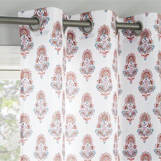 No. 918 Avie Global Medallion Semi-Sheer Grommet Curtain Panel