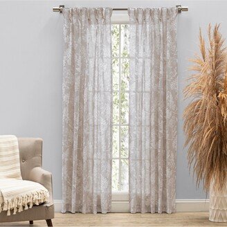 Wild Meadows Pinch Pleat w/Back Tabs Curtain Pair 50W x 84L