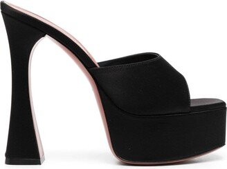 Dalida Satin 135mm platform sandals