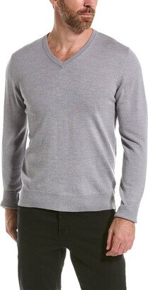 Mette Merino Wool V-Neck Sweater-AJ