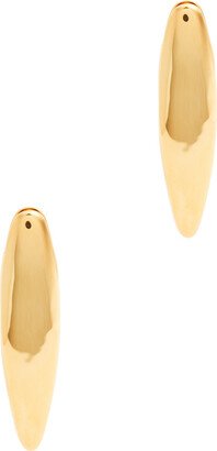 Paint Stroke 20kt Gold-plated Drop Earrings