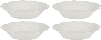 French Perle 4-Piece Pasta Bowl Set