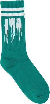 Slime-Logo Stretched Ankle Socks