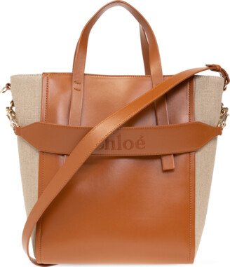 ‘Chloe Sense Medium’ Shopper Bag - Brown