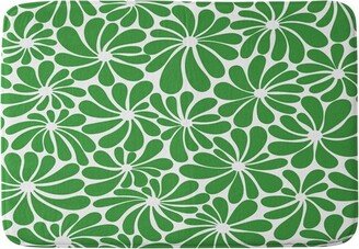 Jenean Morrison All Summer Long in Heavy Memory Foam Bath Mat Green