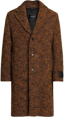 Notch Lapel Wool-Blend Peacoat