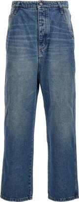 Paris Alex Mid-Rise Straight-Leg Jeans