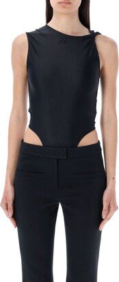 Twist Detailed Sleeveless Bodysuit