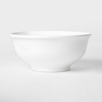 Round Serving Bowl 88oz Porcelain White