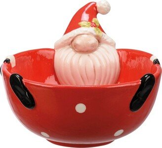 Tabletop 4.0 Santa Gnome Bowl Christmas Serving Bowls