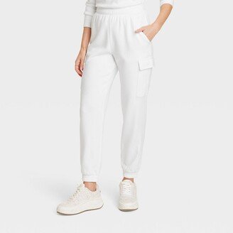 Women' Cargo Jogger Pant - Univeral Thread™ White S