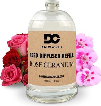 Rose Geranium Reed Diffuser Refill Oil 100mL - Rose Geranium