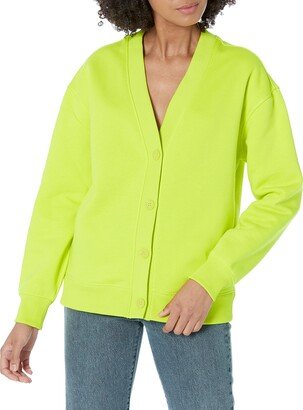 Women's Relaxed-Fit Sweatshirt Cardigan (Available in Plus Size) (Previously Amazon Aware)