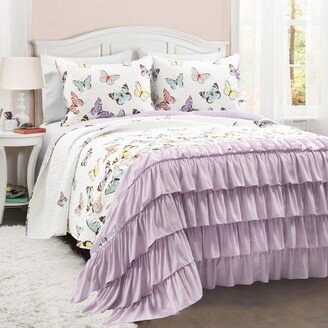 Flutter Butterfly 3-piece Quilt Set