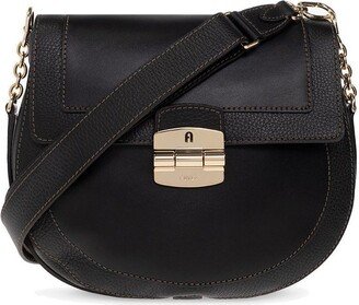 Club Logo Detailed Crossbody Bag-AB