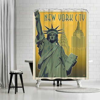 71 x 74 Shower Curtain, New York City NY by Anderson Design Group