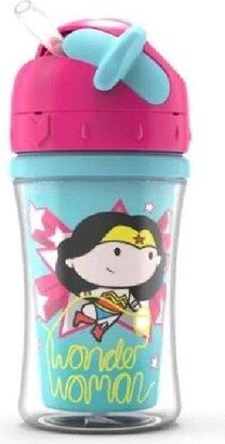 Justice League Insulated Straw Sippy Cup, 10 oz, Wonder Woman