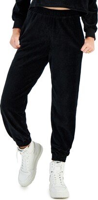 Juniors' Corduroy Jogger Pants