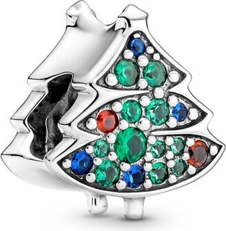 Crystal Stone Christmas Tree Charm