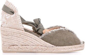 Brianda Open Toe Wedge Espadrilles