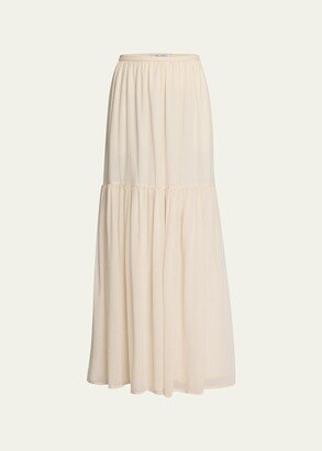 Cafila Tiered Maxi Skirt