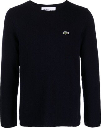 x Lacoste intarsia-knit logo jumper