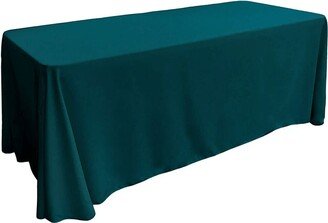 Rectangular Polyester Poplin Tablecloth Dk Teal-AA