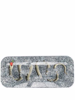 Original Sin snake-print tray