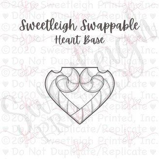 Sweetleigh Swappable Heart Base Cookie Cutter