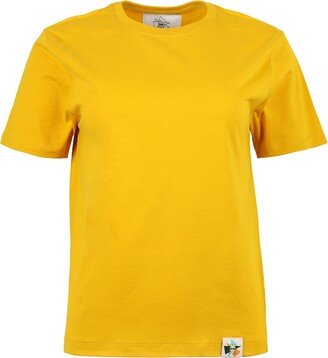 Blonde Gone Rogue Classic Heavy Organic Cotton T-Shirt In Yellow