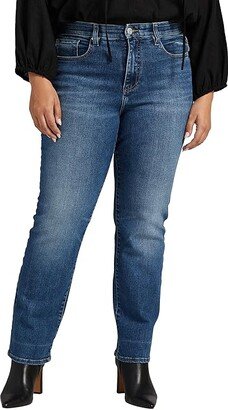 Stella 30 High-Rise Straight Leg Jeans (Maya Blue) Women's Jeans