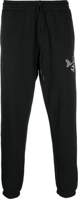 x AAC logo-embroidered track pants