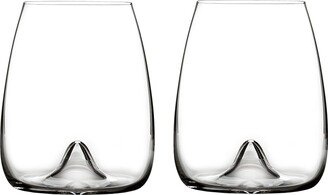 Waterford Crystal Elegance Stemless Wine Glasses, Set of 2