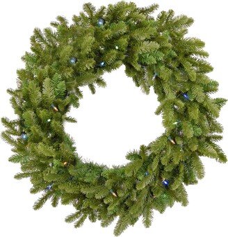 Prelit 36 Grandland Pine Wreath Door Hanging