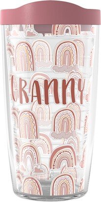 Tervis Boho Rainbow Granny Made in Usa Double Walled Insulated Tumbler Travel Cup Keeps Drinks Cold & Hot, 16oz, Granny