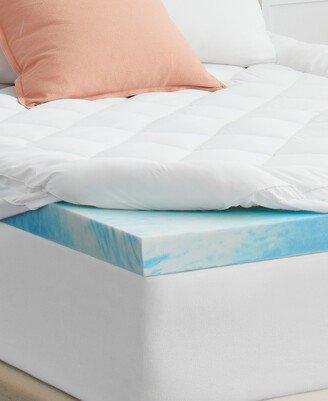 4 SealyChill Gel + Comfort Mattress Topper with Pillowtop Cover, King