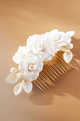 Twigs & Honey Hand-Sculpted Rose Bloom Hair Comb