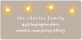 Address Labels: Still Glowing Address Label, White, Address Label, Matte