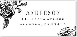 Address Labels: Romantic Rose Address Label, Beige, Address Label, Matte