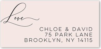 Wedding Address Labels: Simple And Classic Address Label, Pink, Address Label, Matte