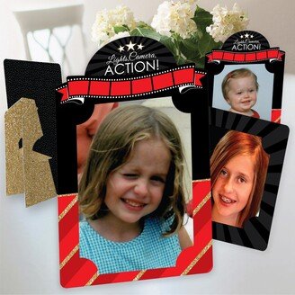 Big Dot Of Happiness Red Carpet Hollywood Movie Night Party 4x6 Display Paper Photo Frames 12 Ct