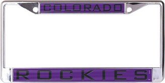 Wincraft Colorado Rockies Laser Inlaid Metal License Plate Frame